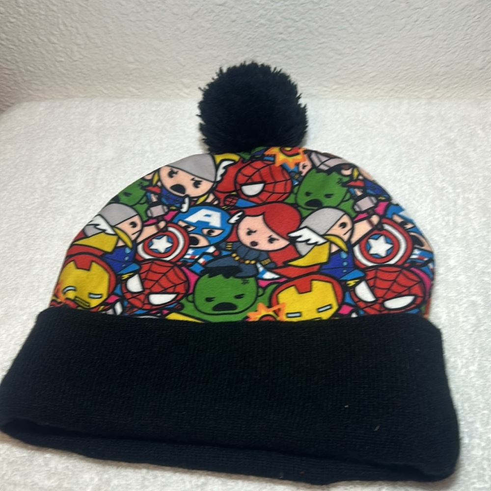 Marvel Comics Knit Hat Multi Character Favorites … - image 4